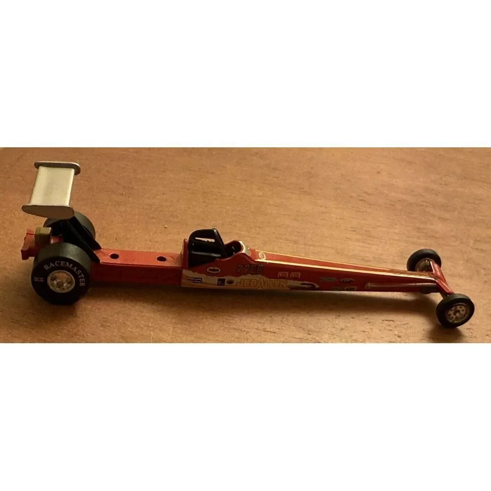 JOHNNY LIGHTNING #7760 RED‎ BELL JEB ALLEN DIE CAST RACING QUARTER DRAGSTER